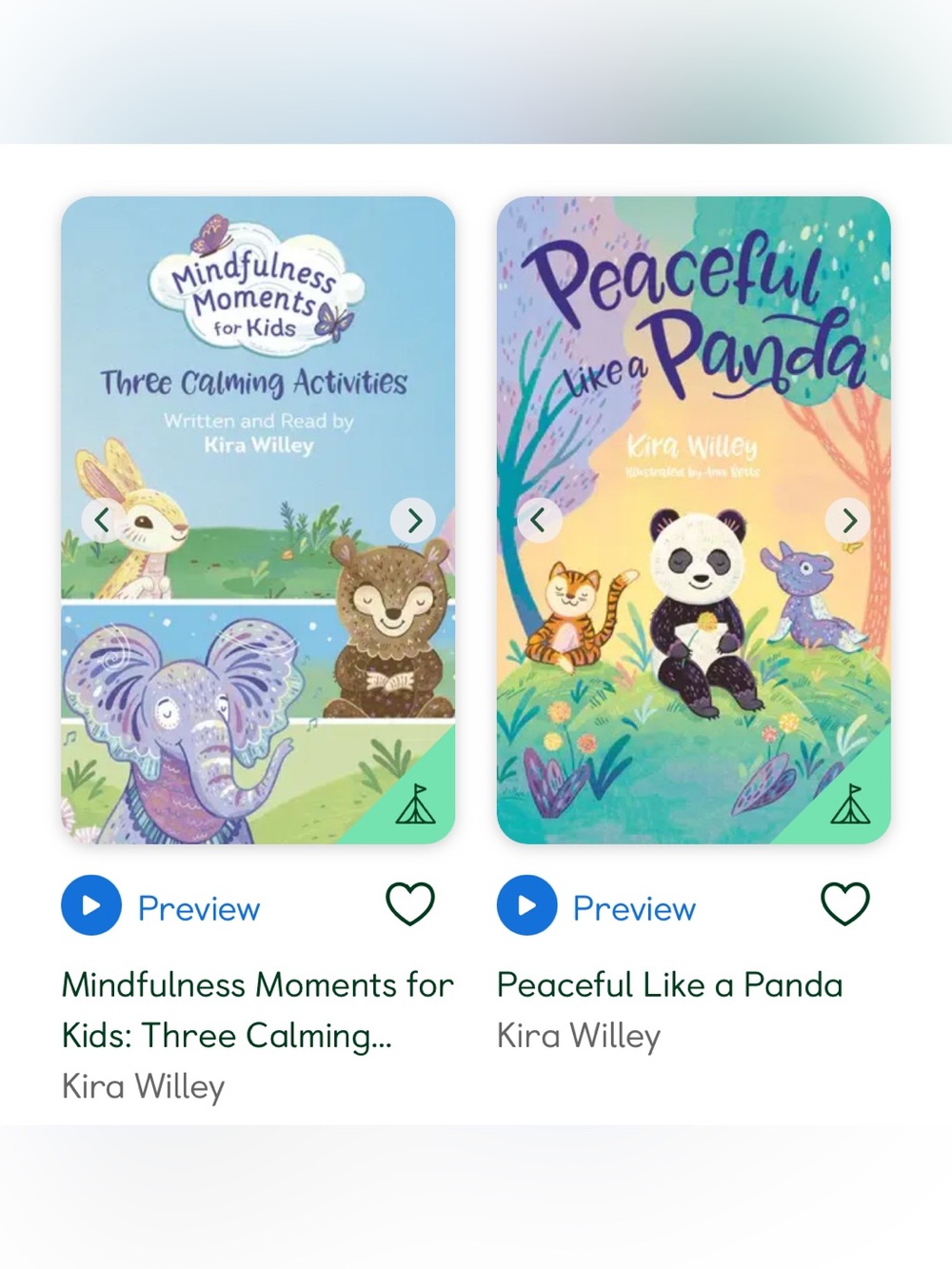 Kira Willey calming activities Yoto card bundle. EUC.